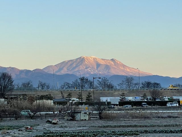 飯縄山の朝焼け